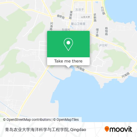 青岛农业大学海洋科学与工程学院 map