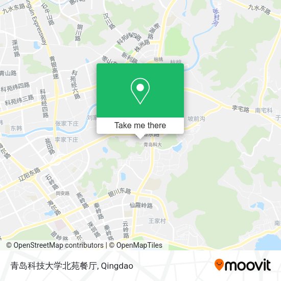 青岛科技大学北苑餐厅 map