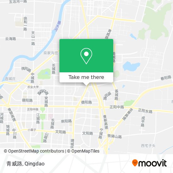 青威路 map