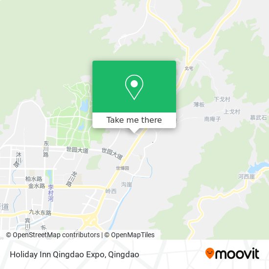 Holiday Inn Qingdao Expo map