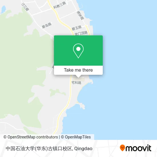 中国石油大学(华东)古镇口校区 map