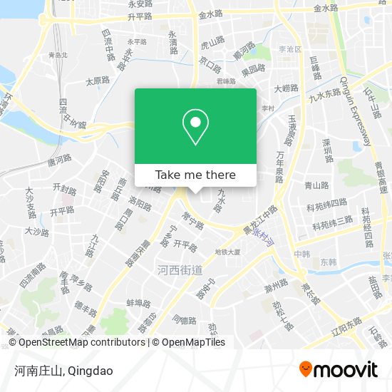 河南庄山 map