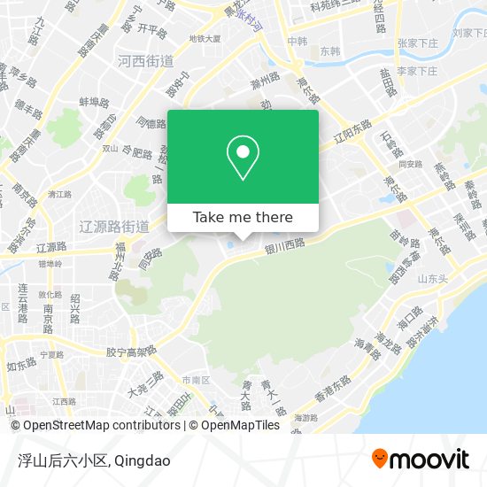 浮山后六小区 map