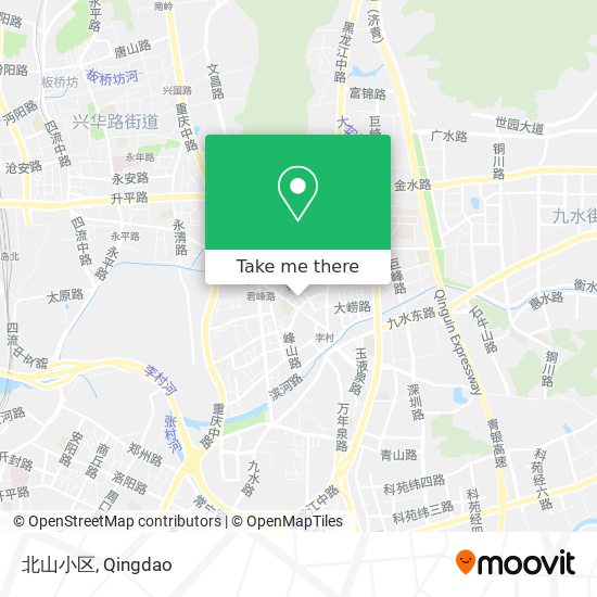 北山小区 map