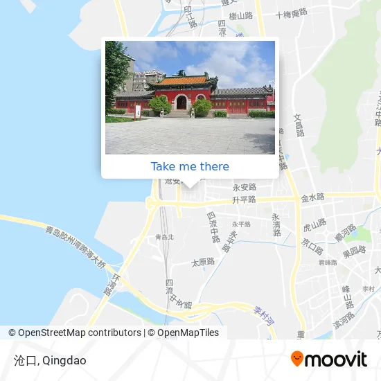 沧口 map