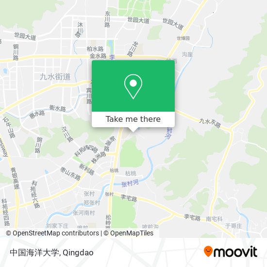 中国海洋大学 map