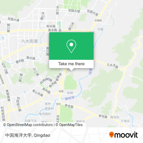 中国海洋大学 map