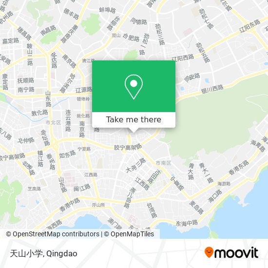 天山小学 map