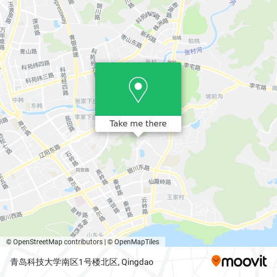 青岛科技大学南区1号楼北区 map