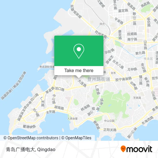 青岛广播电大 map