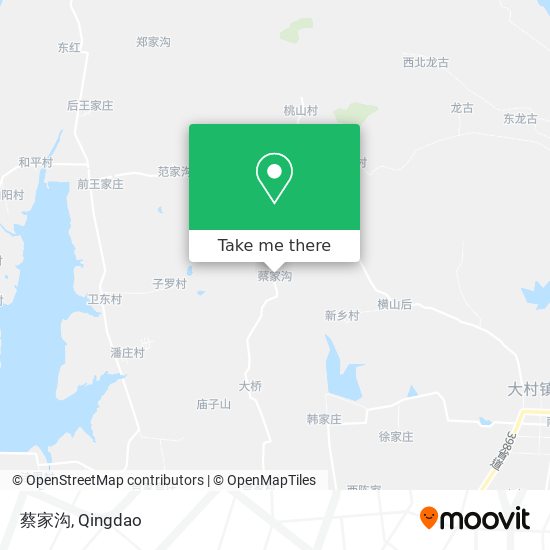 蔡家沟 map