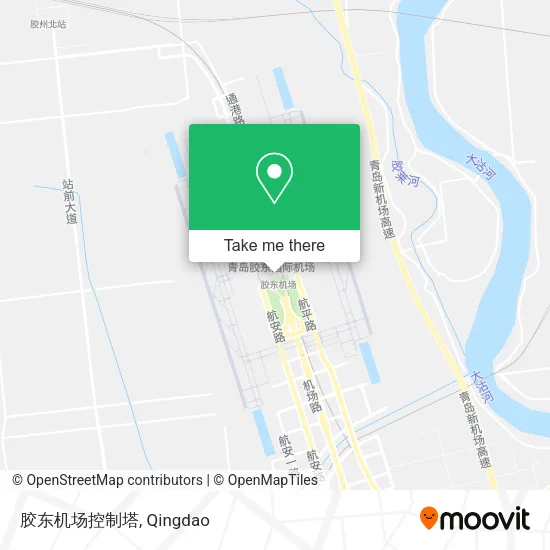 胶东机场控制塔 map