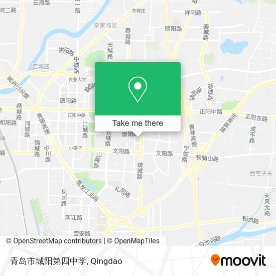 青岛市城阳第四中学 map