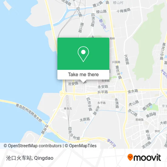 沧口火车站 map