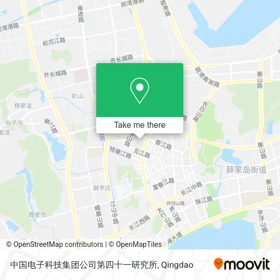 中国电子科技集团公司第四十一研究所 map