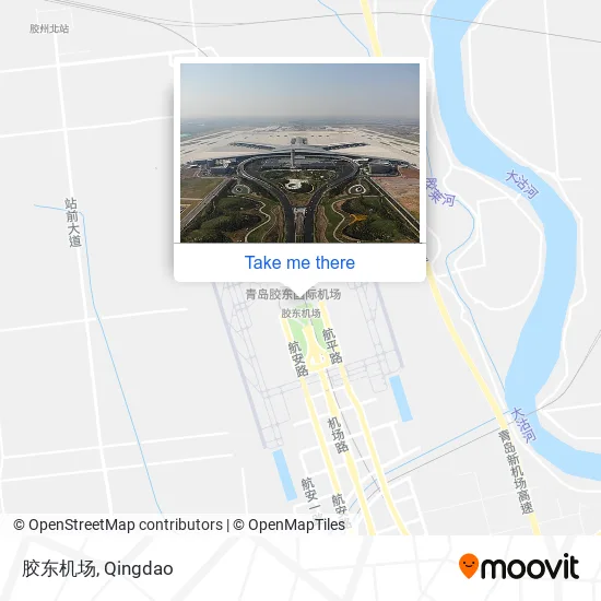 胶东机场 map