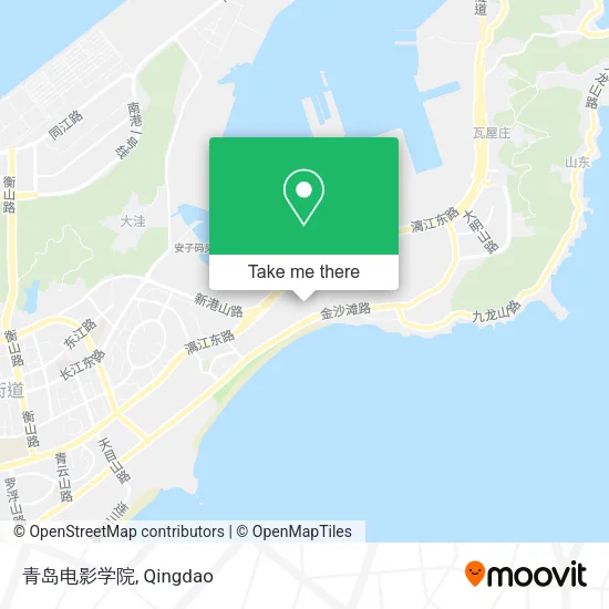 青岛电影学院 map