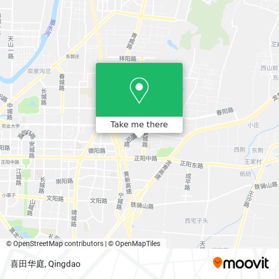 喜田华庭 map
