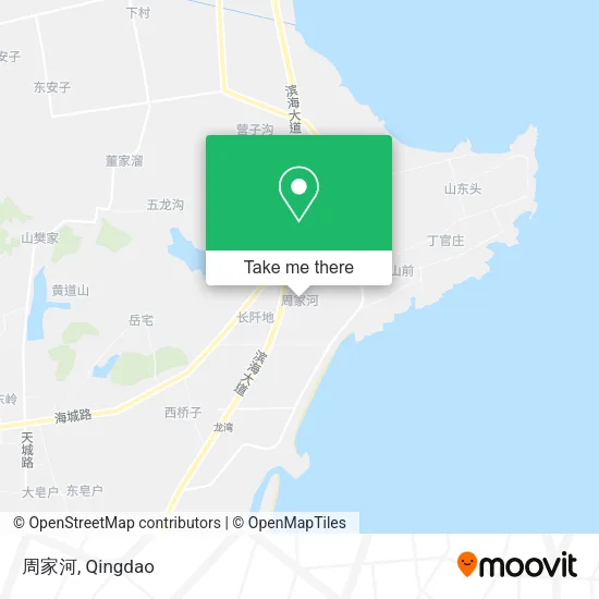 周家河 map
