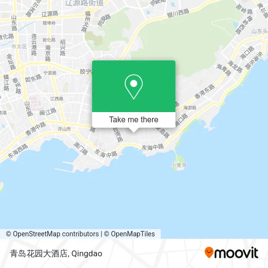 青岛花园大酒店 map