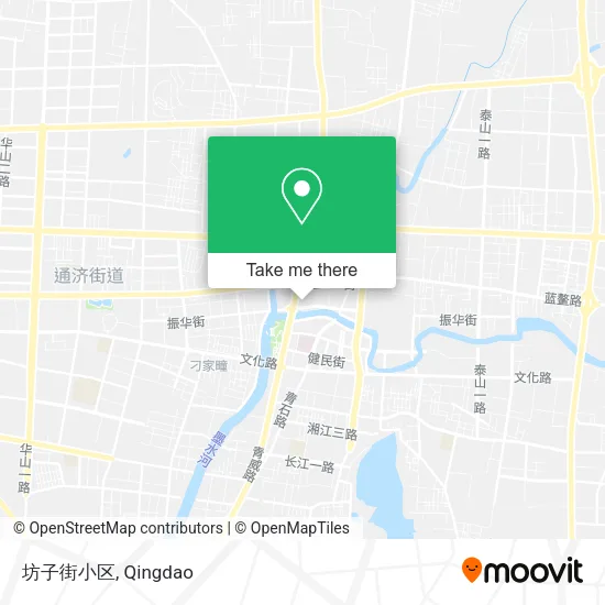 坊子街小区 map