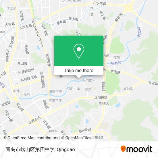 青岛市崂山区第四中学 map