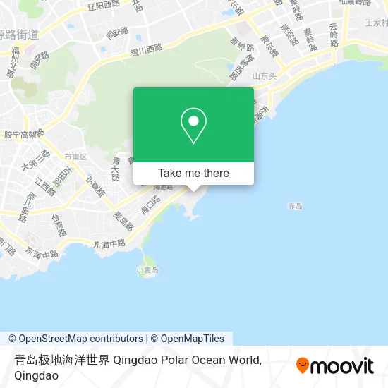 青岛极地海洋世界 Qingdao Polar Ocean World map