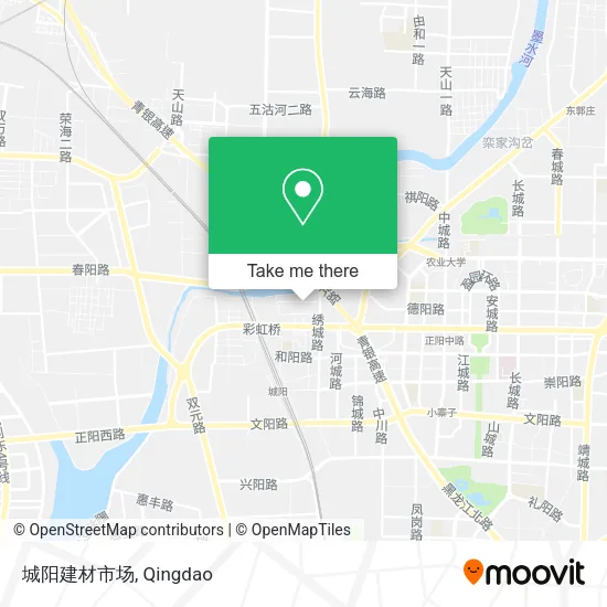城阳建材市场 map