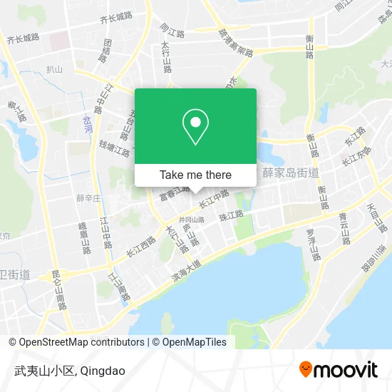 武夷山小区 map