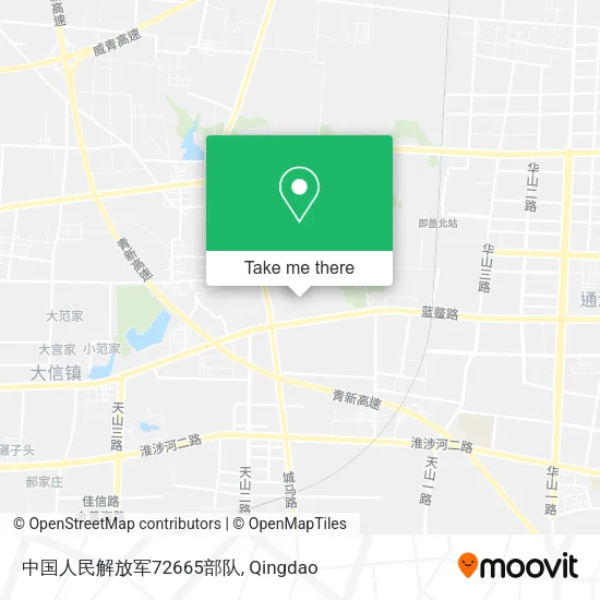 中国人民解放军72665部队 map