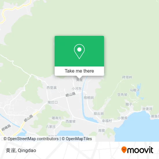 黄崖 map