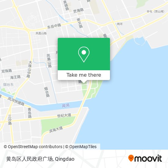 黄岛区人民政府广场 map