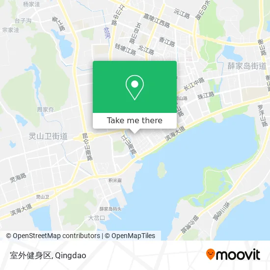 室外健身区 map