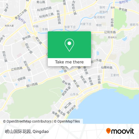 崂山国际花园 map