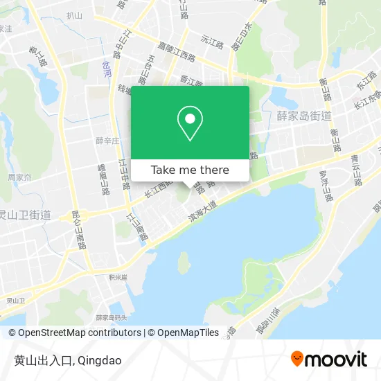 黄山出入口 map