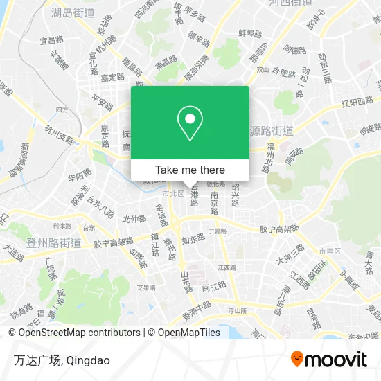 万达广场 map
