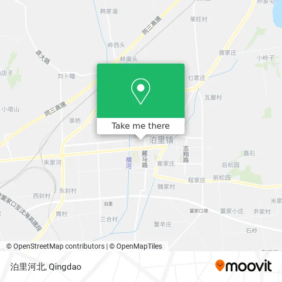 泊里河北 map