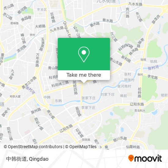 中韩街道 map