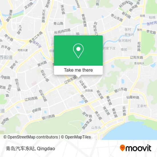 青岛汽车东站 map