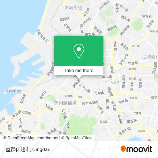 益群亿超市 map