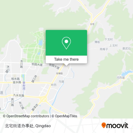 北宅街道办事处 map