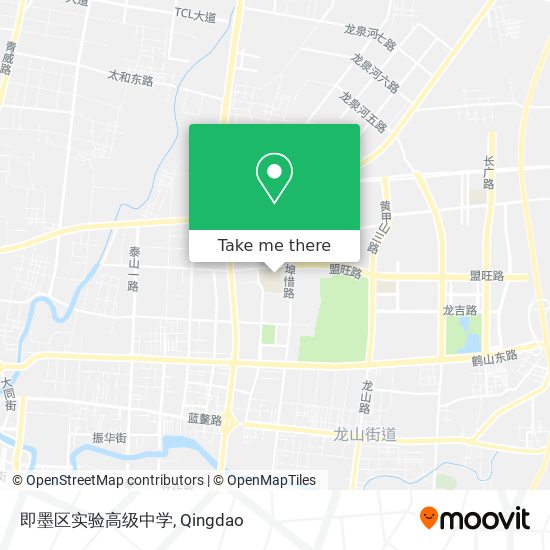 即墨区实验高级中学 map