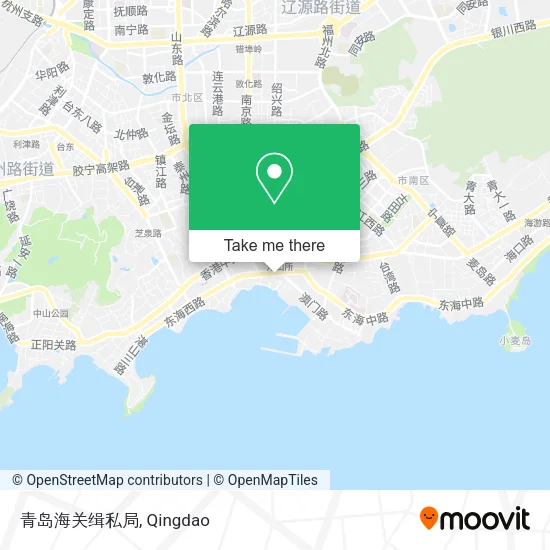 青岛海关缉私局 map