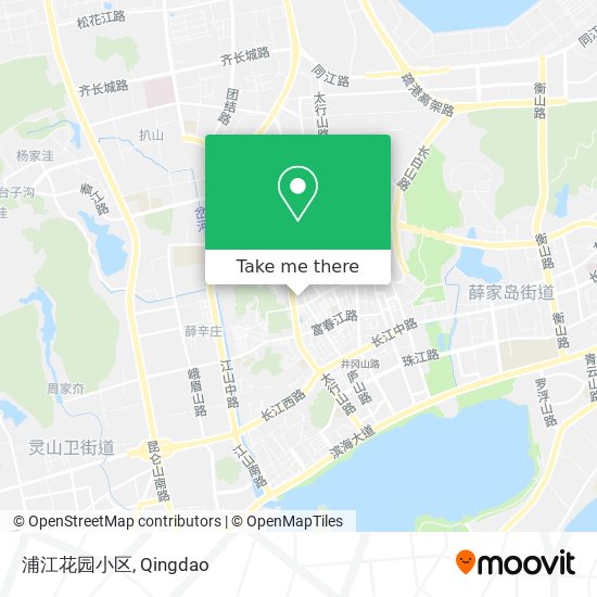浦江花园小区 map