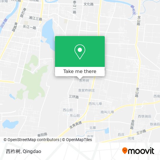 西柞树 map