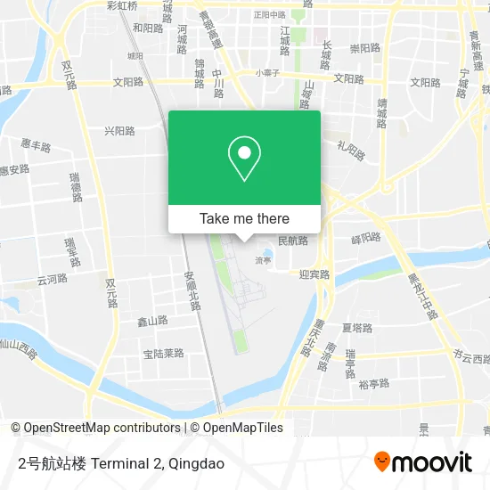2号航站楼 Terminal 2 map