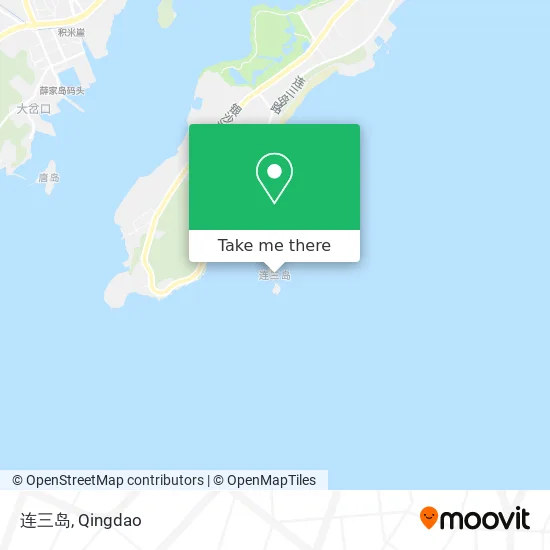 连三岛 map