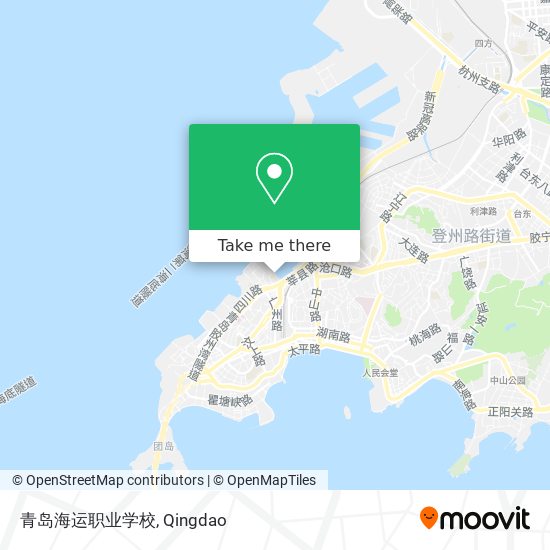 青岛海运职业学校 map