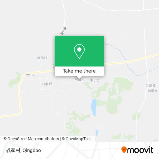 战家村 map