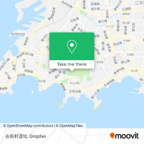 会前村遗址 map